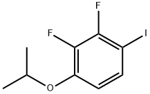 2,3-Difluoro-1-iodo-4-isopropoxybenzene Structure