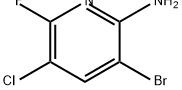 2-氨基-3-溴-5-氯-6-氟吡啶 结构式