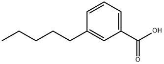 Benzoic acid, 3-pentyl- 结构式