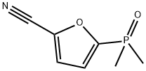 5-(二甲基磷酰基)呋喃-2-甲腈 结构式