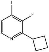 2-cyclobutyl-3-fluoro-4-iodopyridine 结构式