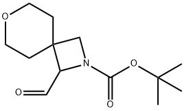 tert-butyl 1-formyl-7-oxa-2-azaspiro[3.5]nonane-2-carboxylate,2639455-68-6,结构式