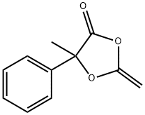 1,3-Dioxolan-4-one, 5-methyl-2-methylene-5-phenyl- Structure
