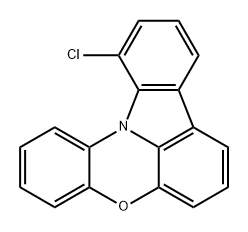 Indolo[3,2,1-kl]phenoxazine, 12-chloro- Structure