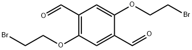 2,5-双(2-溴乙氧基)-1,4-苯二甲醛 结构式