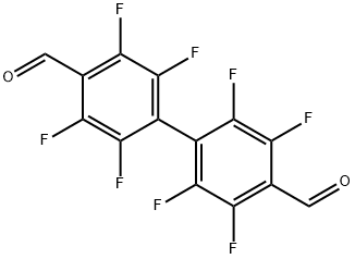 1,1'-联苯]-4,4'-二甲醛, 2,2',3,3',5,5',6,6'-八氟- 结构式
