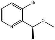 (S)-3-溴-2-(1-甲氧基乙基)吡啶 结构式