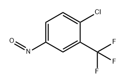 Benzene, 1-chloro-4-nitroso-2-(trifluoromethyl)- Structure