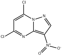 5,7-二氯-3-硝基吡唑并[1,5-A]嘧啶, 2641638-17-5, 结构式