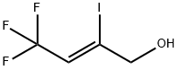 2-Buten-1-ol, 4,4,4-trifluoro-2-iodo-, (2Z)- Structure