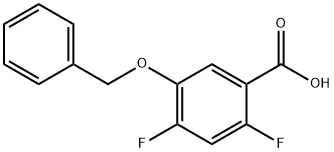 5-(benzyloxy)-2,4-difluorobenzoic acid 结构式