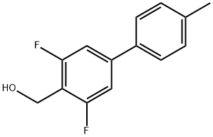 (3,5-Difluoro-4'-methyl-[1,1'-biphenyl]-4-yl)methanol,2643368-00-5,结构式