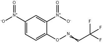 (E)-2,2,2-三氟乙醛O-(2,4-二硝基苯基)肟 结构式