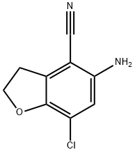 5-氨基-7-氯-2,3-二氢苯并呋喃-4-甲腈, 2644018-28-8, 结构式