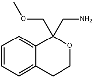 1H-2-Benzopyran-1-methanamine, 3,4-dihydro-1-(methoxymethyl)-,26481-47-0,结构式