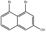 2-Naphthalenol, 4,5-dibromo- Struktur