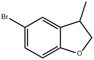 5-bromo-3-methyl-2,3-dihydro-1-benzofuran 结构式