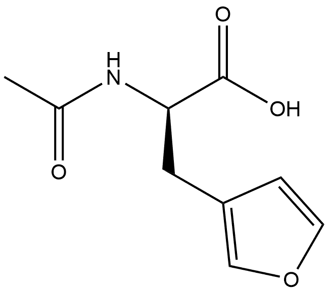 N-Ac-R-3-Furanalanine Struktur