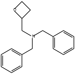 2-Oxetanemethanamine, N,N-bis(phenylmethyl)- Structure