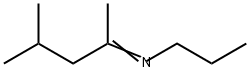 1-Propanamine, N-(1,3-dimethylbutylidene)- Structure