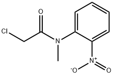 Acetamide, 2-chloro-N-methyl-N-(2-nitrophenyl)- Struktur
