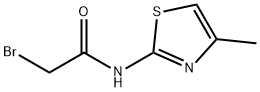 Acetamide, 2-bromo-N-(4-methyl-2-thiazolyl)- Structure