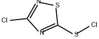 1,2,4-Thiadiazole-5-sulfenyl chloride, 3-chloro- (8CI,9CI) Structure