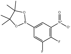1,3,2-Dioxaborolane, 2-(3,4-difluoro-5-nitrophenyl)-4,4,5,5-tetramethyl-|2-(3,4-二氟-5-硝基苯)-4,4,5,5-四甲基-1,3,2-二氧杂硼烷