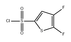 2-Thiophenesulfonyl chloride, 4,5-difluoro- Struktur