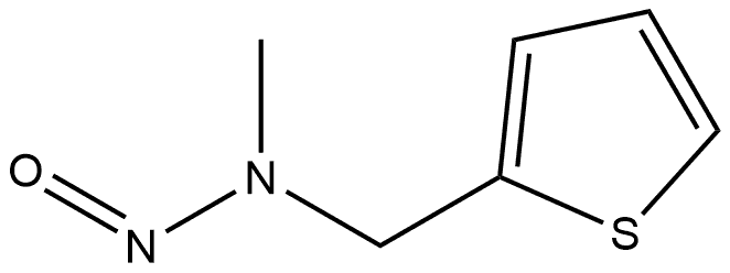 Methyl(thiophen-2-ylmethyl)nitrosamine Structure