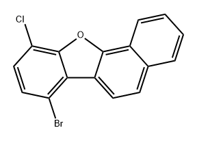 Benzo[b]naphtho[2,1-d]furan, 7-bromo-10-chloro- Struktur
