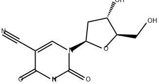 Uridine, 5-cyano-2'-deoxy- 结构式