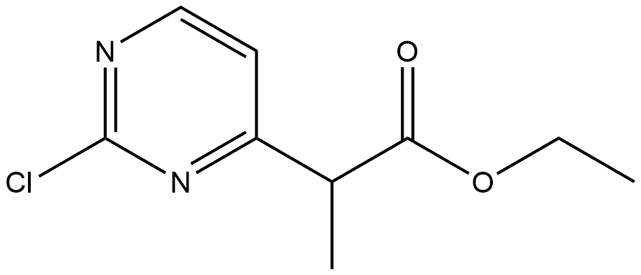 Ethyl 2-chloro-α-methyl-4-pyrimidineacetate|