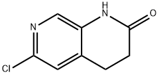 6-氯-3,4-二氢-1,7-萘啶-2(1H)-酮, 2672572-19-7, 结构式