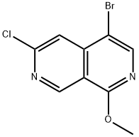 2,7-Naphthyridine, 4-bromo-6-chloro-1-methoxy- Struktur