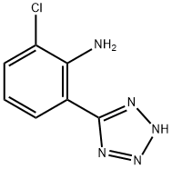 Benzenamine, 2-chloro-6-(2H-tetrazol-5-yl)- Struktur