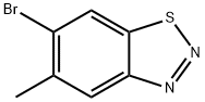 6-bromo-5-methyl-1,2,3-benzothiadiazole Structure