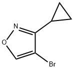 4-溴-3-环丙基异噁唑, 2680539-07-3, 结构式