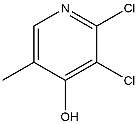 2,3-dichloro-5-methylpyridin-4-ol 结构式