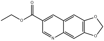 Ethyl [1,3]Dioxolo[4,5-g]quinoline-7-carboxylate Struktur