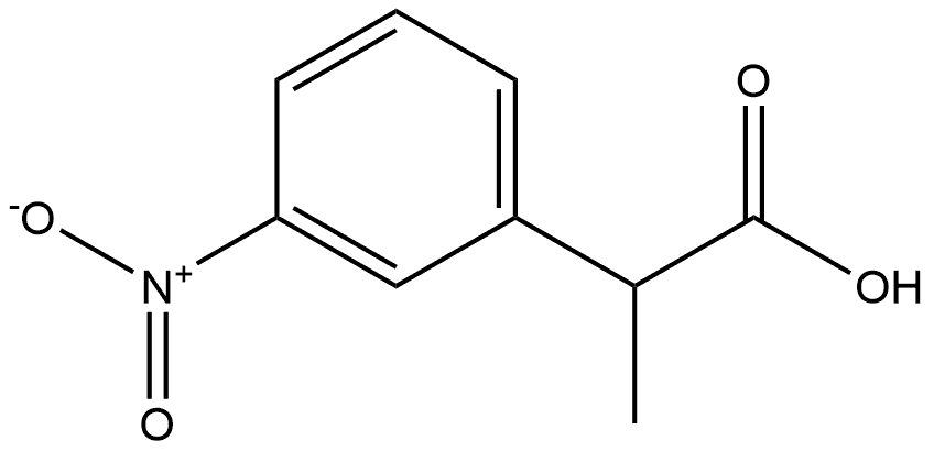 Benzeneacetic acid, α-methyl-3-nitro-, (-)-