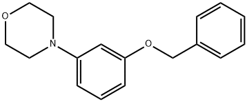 Morpholine, 4-[3-(phenylmethoxy)phenyl]- 化学構造式
