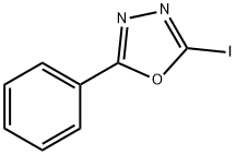 1,3,4-Oxadiazole, 2-iodo-5-phenyl-,2697-71-4,结构式