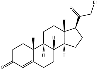 Pregn-4-ene-3,20-dione, 21-bromo- 结构式