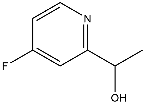1-(4-氟吡啶-2-基)乙-1-醇, 2702358-09-4, 结构式