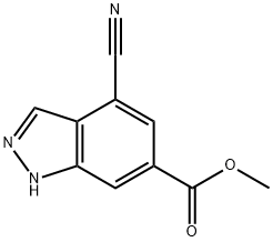 2702437-79-2 1H-Indazole-6-carboxylic acid, 4-cyano-, methyl ester