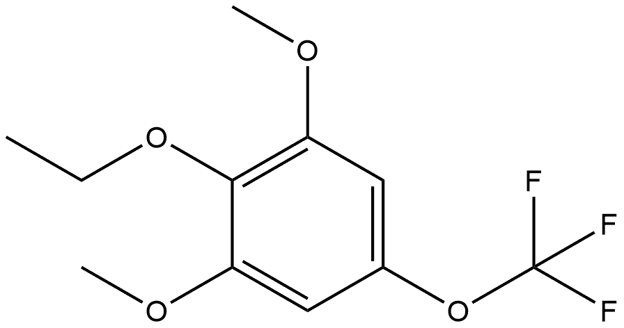 2-Ethoxy-1,3-dimethoxy-5-(trifluoromethoxy)benzene Structure
