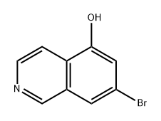 5-Isoquinolinol, 7-bromo- Struktur