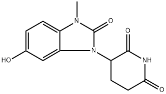 3-(6-羟基-3-甲基-2-氧代-2,3-二氢-1H-苯并[D]咪唑-1-基)哌啶-2,6-二酮, 2703760-93-2, 结构式