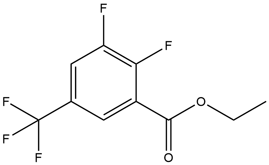 Ethyl 2,3-difluoro-5-(trifluoromethyl)benzoate 结构式